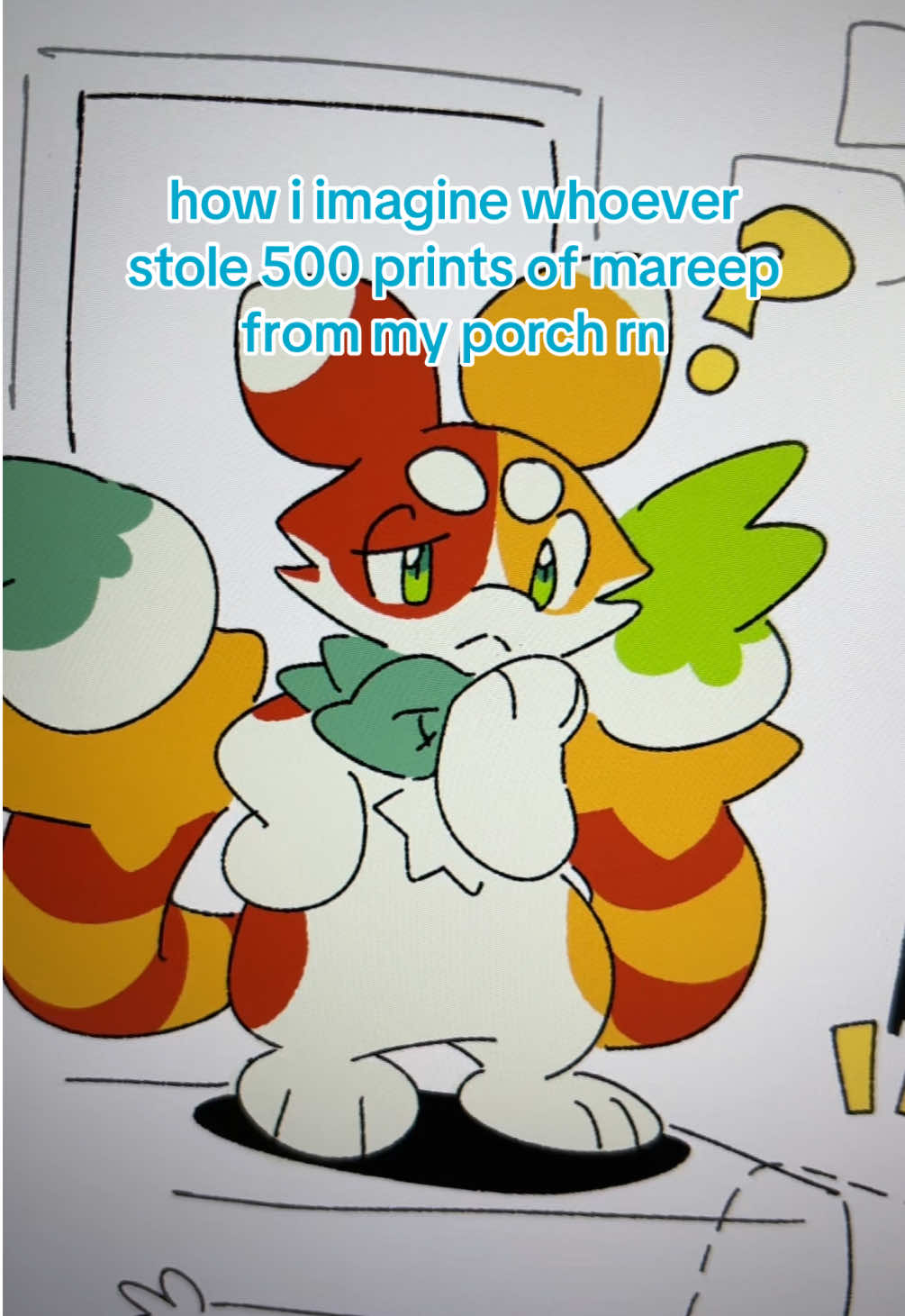 what does bro need that all for #artistsoftiktok #furry #mareep #SmallBusiness #fourleafisland 