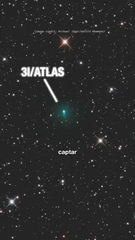 Nuevas observaciones a 3I/ATLAS #ciencia #espacio #astronomia 