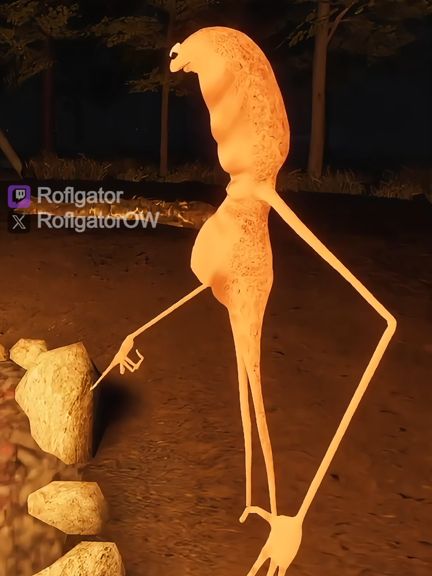 Marcus doesn't like this rock #roflgator #vrchat #vrchatmemes #funny #marcus