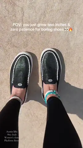 Meet the HEYDUDE™ Women’s Austin Lift Classic — suede slip-ons with a light-as-air platform outsole that keeps your style riding high. Four wear-anywhere colors, cushy comfort and zero break-in drama. Basically the high-heel glow-up without the blisters. Perfect for fall, perfect for gifting, perfect for women who refuse to settle for ‘meh’ shoes. TikTok Shop exclusive colors are going fast — tap to snag yours now 👟🔥🍁 #HeyDude #HeyDudeAustinLift #platformshoes #heydudenewarrivals @HeyDude 