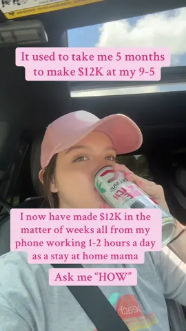 I don’t know about you guys but staying at home is much better than clocking in to my 9-5 every day. If you are tired of struggling, looking for a way out.. this is it. Get started. Start scared. Start skeptical. Just start the side hustle.  It has seriously changed my life & I promise it can change your life too!! #fyp #foryourpage #MomsofTikTok #workingmom #sahm 