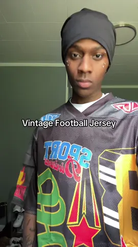 Vintage Sport No 88 Graphics Blokette Blokecore Football Jersey #fyp #fashion #footballjersey 