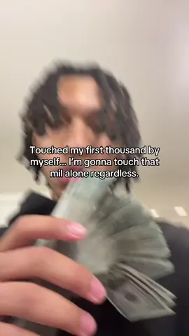 Ran that shii up alone.  #money #moneymindset #moneymotivation #fyp #trendingnow 