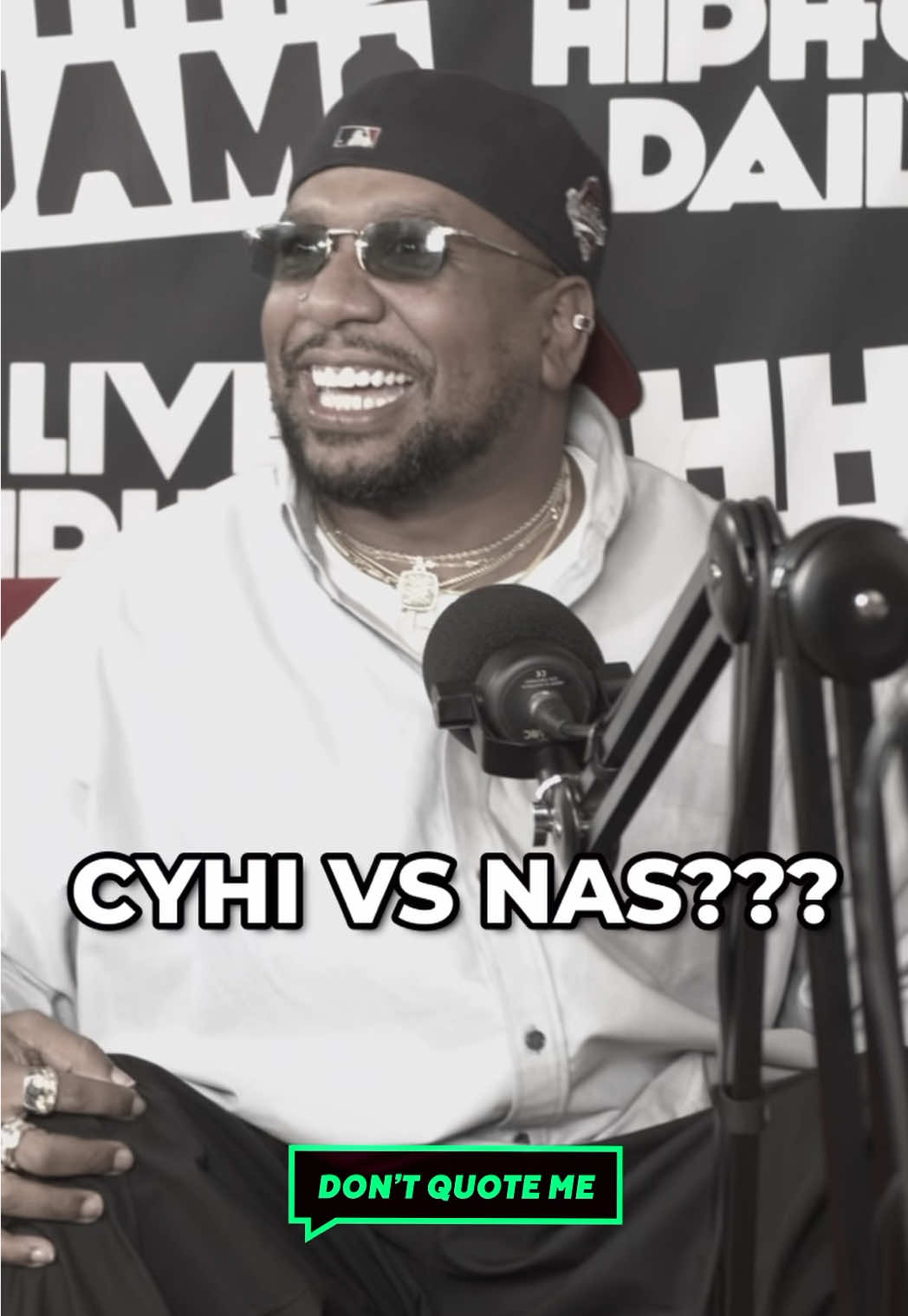 Cyhi The Prynce tells the story of how he battled Nas in 8th grade 🤦🏾‍♂️😂 #rap #nas #hiphop #podcast
