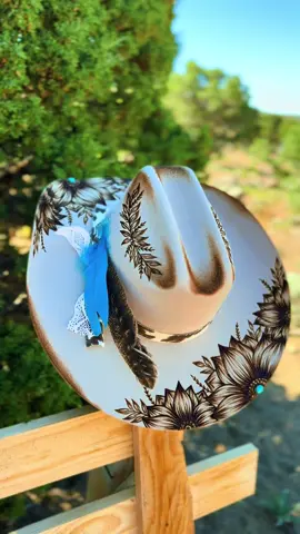 Visit our website now to shop! 🤠👉🏼LINK IN BIO!  #handburned #cowboyhat #nfrfashion #sunflowers