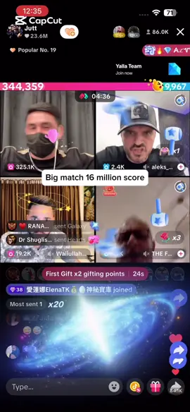 Mr pattlo big match 16 million score #mrpattlo #viraltiktok #tiktoklive 