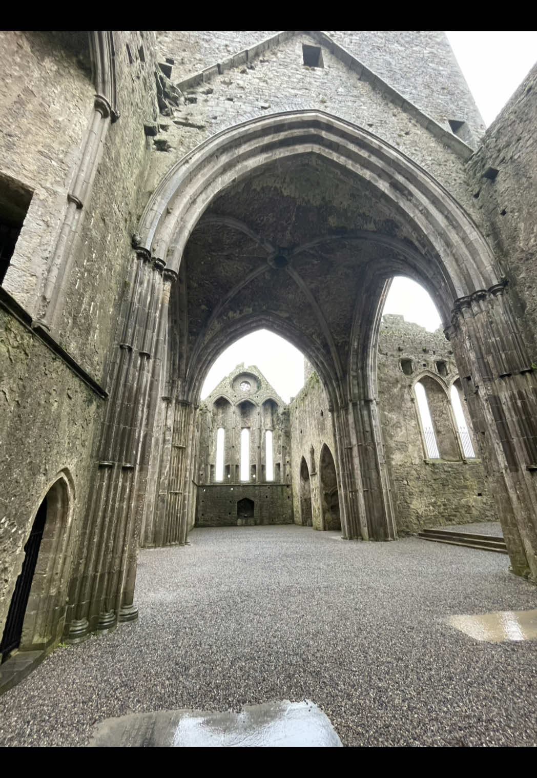 The Rock of Cashel feels like a dream. Misty hills, ancient stone towers, and the kind of beauty you can only find in Ireland 🇮🇪🍀  Details:  📍 St. Patrickstock, Cashel, Co. Tipperary  ⏰ open daily from 9 am to 4:45 pm  🎟️ Guided/Self-Guided Tour: Adult €8 Senior €6 Student/Child €4 Family €20 Group rate €6 🚎 By Car – Public car park close to site. By Bus – Take the X8 to Cashel and walk 500m from the centre of Cashel town off the Dublin Road. By Train – The nearest train station is Thurles. #traveltok #travelvibes #traveltips #ireland #irelandtravel @