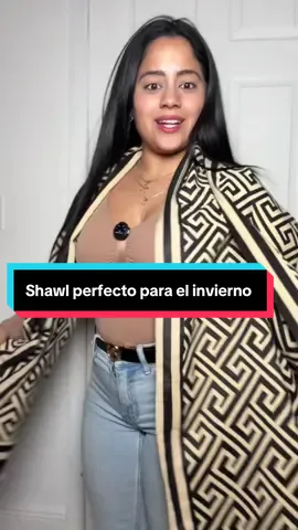Shawl perfecto para el invierno #winterfashion #shawl #shawlsforwomen #shawls #fashiontiktok 