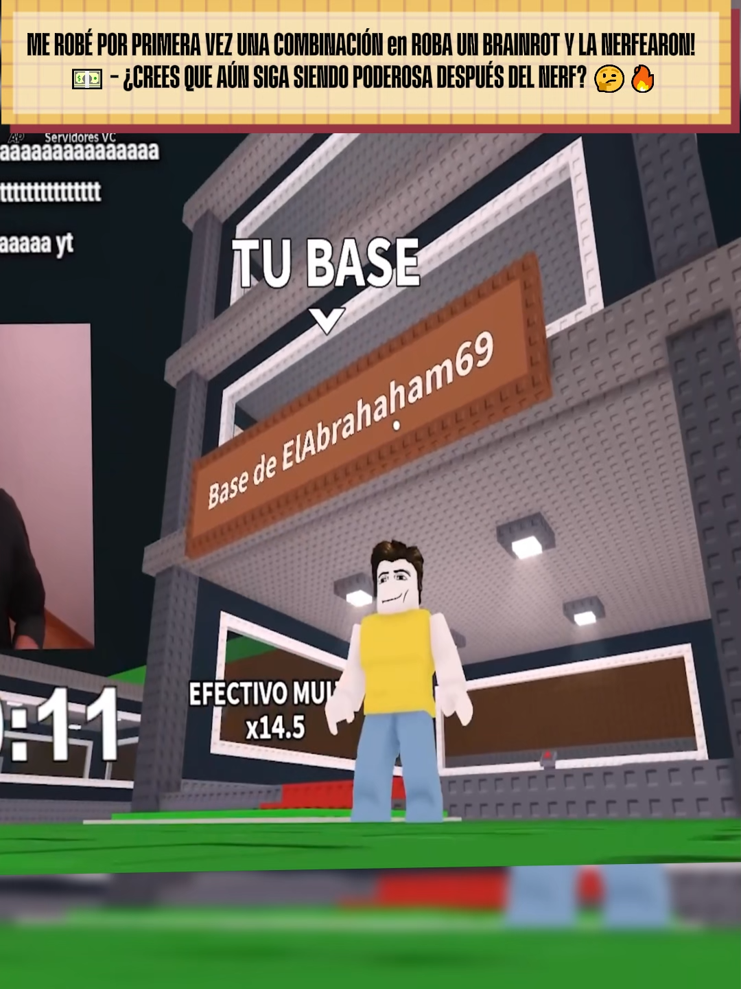ME ROBÉ POR PRIMERA VEZ UNA COMBINACIÓN en ROBA UN BRAINROT Y LA NERFEARON! 💵 - ¿CREES QUE AÚN SIGA SIENDO PODEROSA DESPUÉS DEL NERF? 🤔🔥 #brainrot #robloxfyp #gaming #fyp #robaunbrainrot