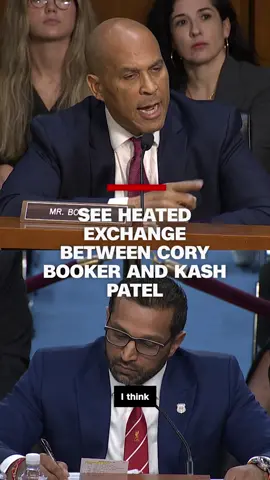 Sen. Cory Booker and FBI Director Kash Patel got into a heated exchange during Tuesday’s Senate Judiciary Committee hearing after the New Jersey Democrat said Patel's 