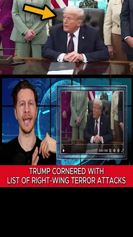 Trump CORNERED with list of right-wing terror attacks #trump #news 