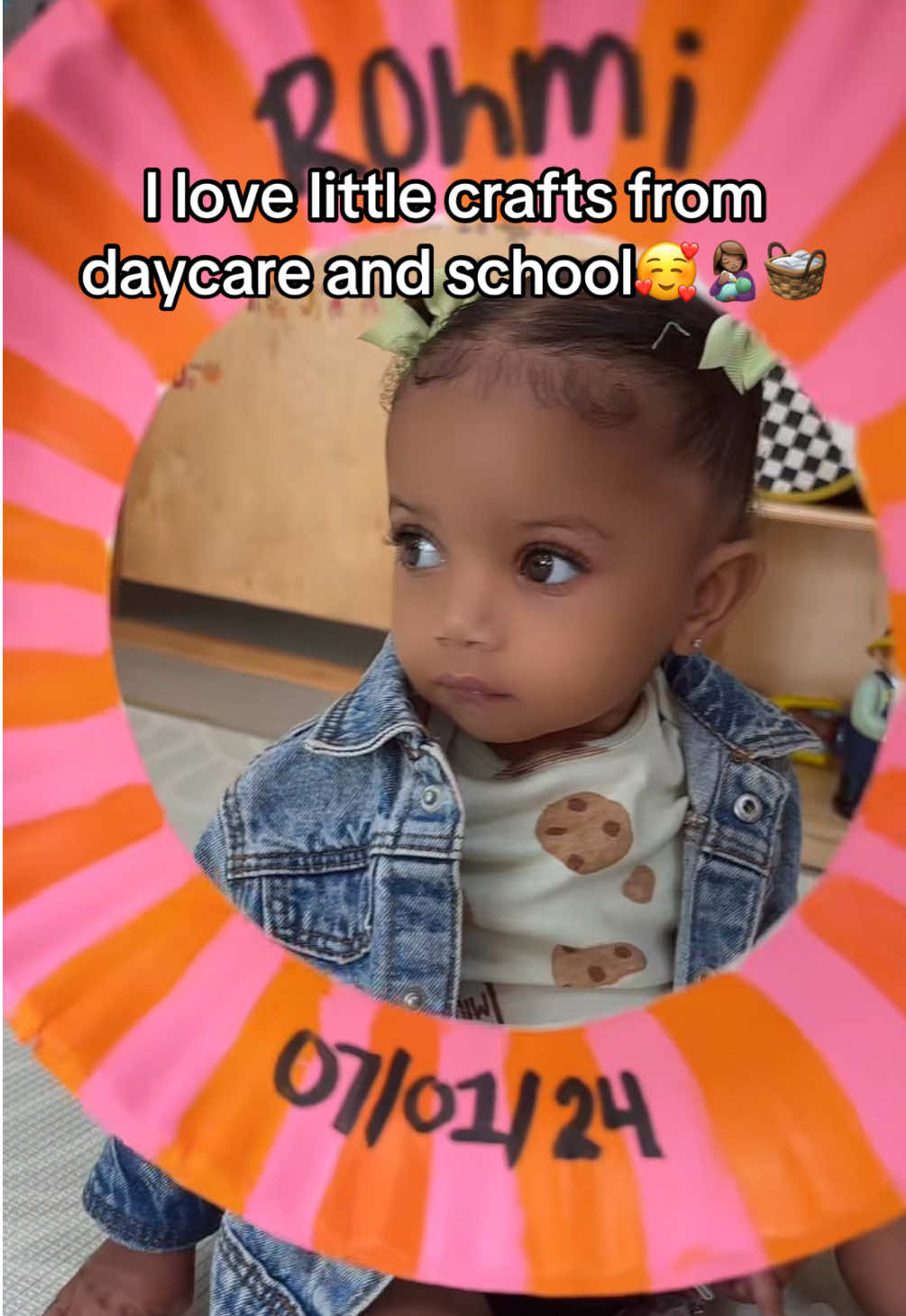 Rohmi is liking daycare all of a sudden🥰❤️ #fyp #mom #daycare #MomsofTikTok #reusablediapers 
