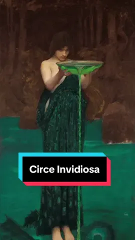 ‘Circe Invidiosa,’ by John William Waterhouse, 1892 #arttiktok #mythology #arthistory #painting #poison 