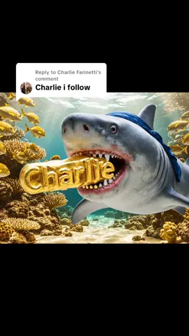 Replying to @Charlie Farinetti  Charlie thanks for following bro.! #fyp #ai #foryou #shark #fup 