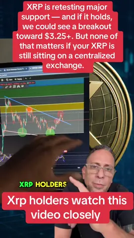 XRP is at a critical level, backtesting a structure it recently broke out of — around2.99. If this level holds, it could blast into the 3.25–3.42 zone. But if it fails… $2.80 or lower could be next.   But here’s the truth no one’s telling you: price action doesn’t matter if you don’t hold your XRP in a decentralized wallet.   With exchanges freezing withdrawals and regulatory pressure mounting, don’t wait for the breakout just to get rugged by custodians.   Move your XRP to cold storage — protect your assets and ride the Web3 wave securely.   The price is one thing… but custody is everything. #fyp #xrpcommunity #web3 #crypto #xrparmy 