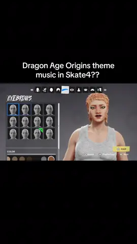 Just peacefully messing in character creator. BAM. ORIGINS. You’re hurting my feelings EA. #dragonage #dragonageorigins #skate4 #dao #ea