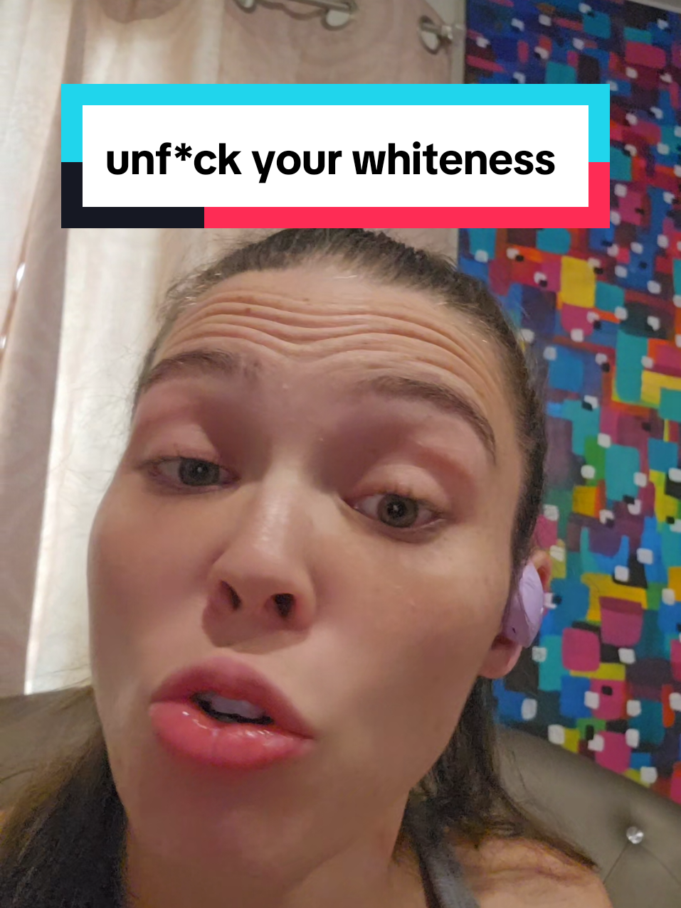 It's time for all white people and white passing people to unf*ck your whiteness!!!! in order to break down a system of white supremacy, you have to look at where you first uphold it!!!!  You can join the unfu*k your whiteness Collective, by going to the link in my instagram bio and joining on patreon  #unfuckyourwhiteness #whiteprivilegeisreal #blacklivesmatter #nojusticenopeace 