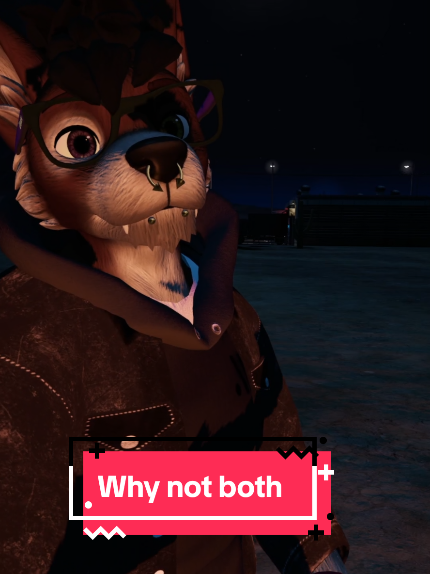 I can do both #furryfandom #furrytiktok #furrystreamer #vrchat #furry 