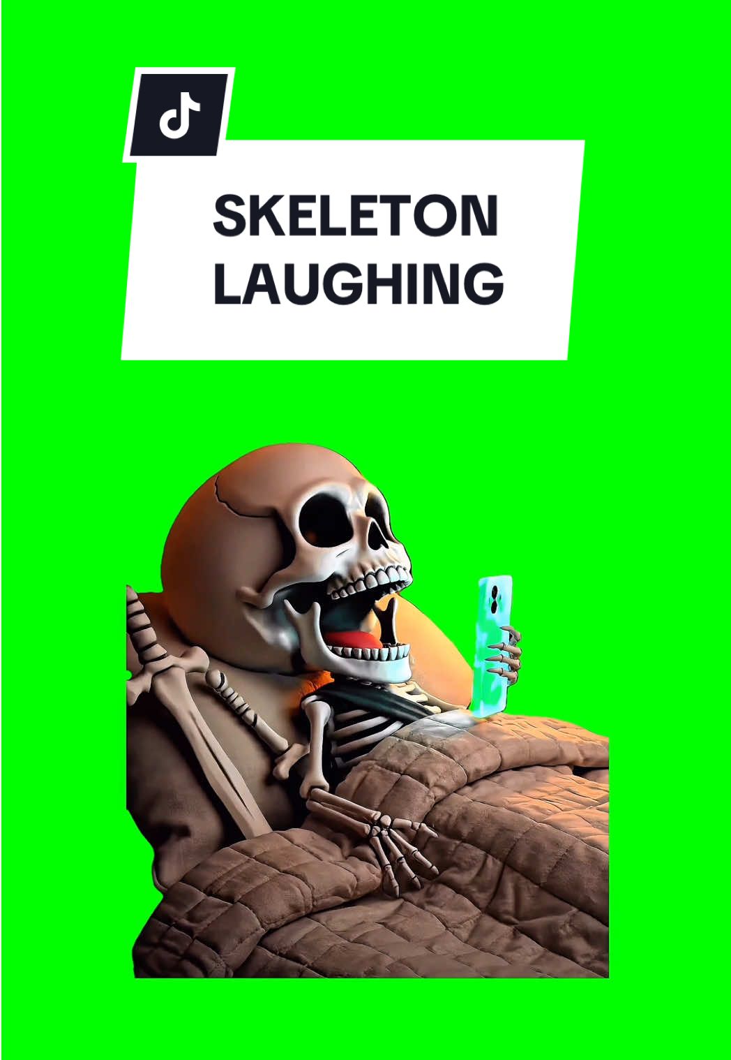 SKELETON LAUGHING #greenscreen #meme #fyp #memes #halloween 