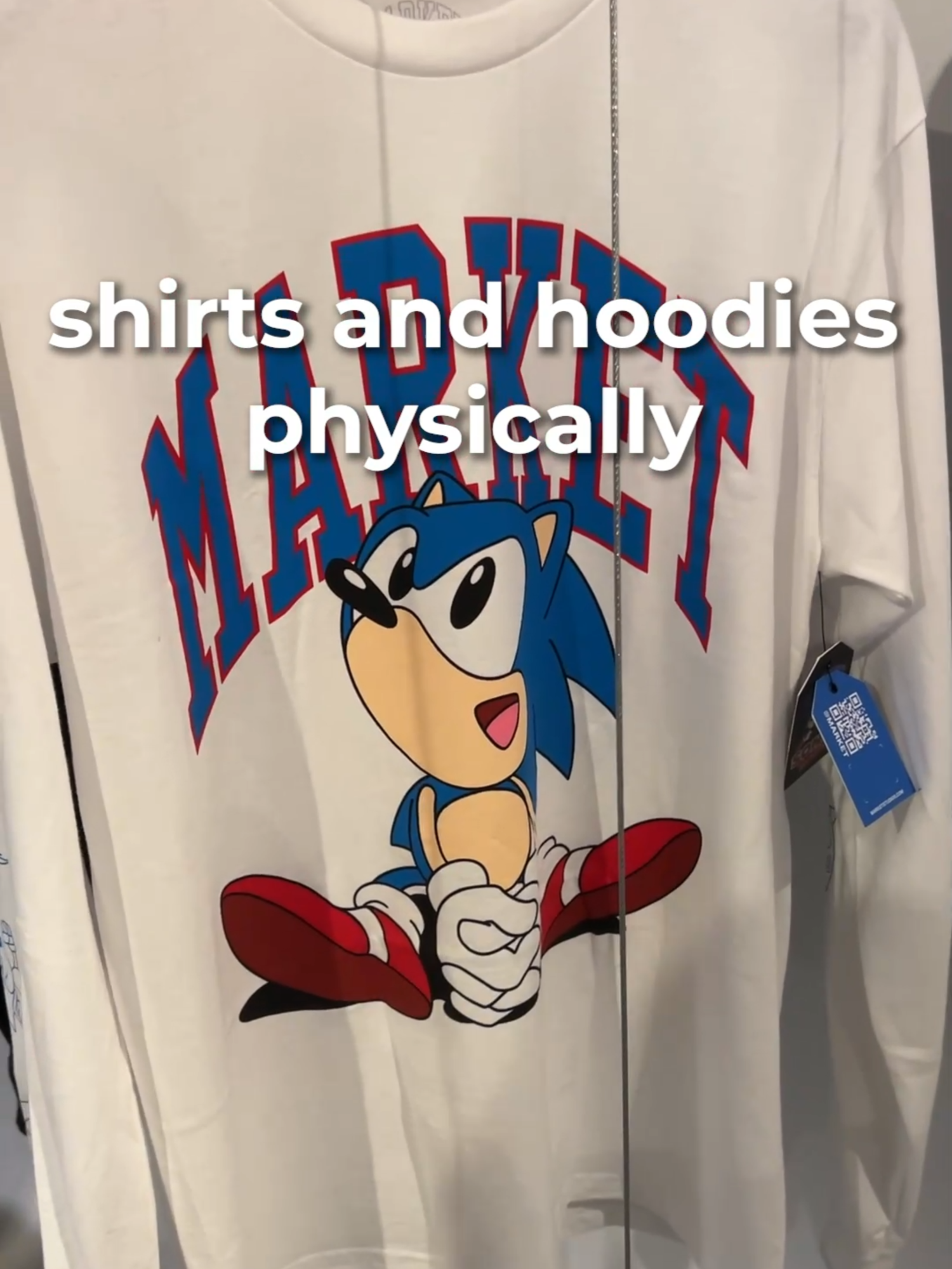 i checked out the Sonic x Market clothing collab in LA #sonicthehedgehog #sonic #marketstudios #market #shorts #twitch #twitchstreamer #clothing