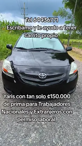 #financiamientovehicular #toyota #yaris #extrajeros  Llévese este hermoso Yaris con tan solo ¢150.000 de prima  Escríbame y le asesoro en su compra  Tel 6443-6771.