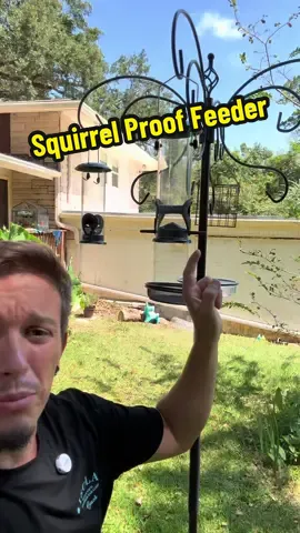 Enjoy endless birdwatching with 4 feeders, a water tray, and squirrel-proof design built to last. #tiktokshopcreatorpicks #birdlover #naturetime #outdoorspace #gardenmusthave 