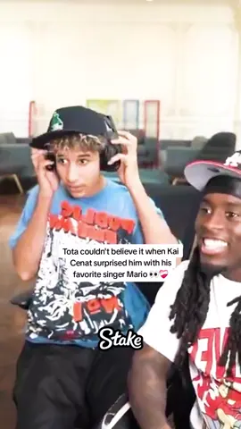 Tota couldn't believe it when Kai Cenat surprised him with his favorite singer Mario 👀❤️‍🩹 #kaicenat #tota 
