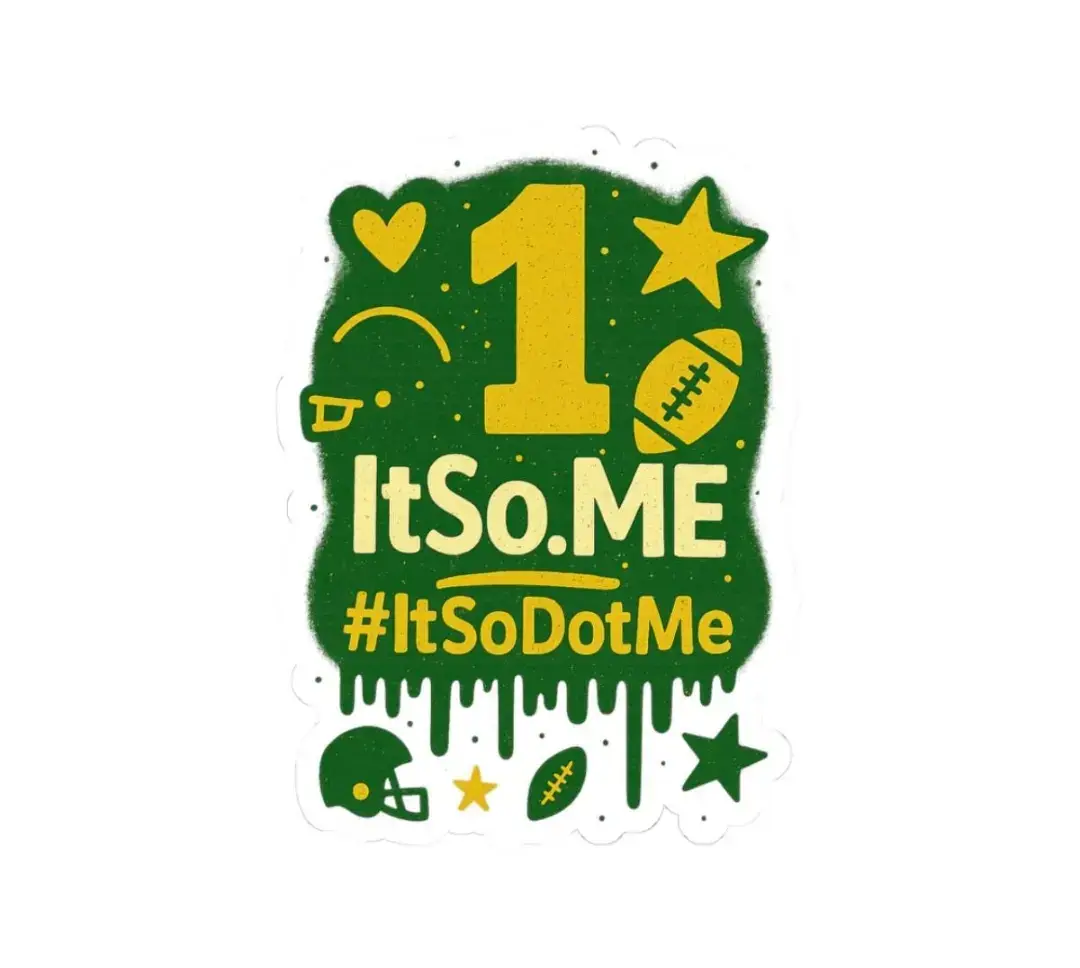 Show your pride, show your vibe. 💛💚 Whether it’s game day energy or everyday swagger, this bold design says it all: ItSo.ME. No players, no teams — just pure YOU. Represent the movement, represent yourself. http://ItSo.Me #ItSoDotMe, #greenbay, #FanLife, #greenbaypackers  #GreenAndGoldVibes, , , , , , , , , , , , , , , , , , , , , , , , , 