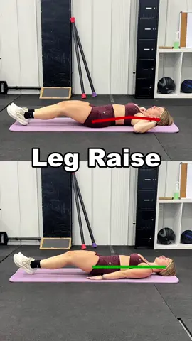 If your back is making a fart noise, you need to read this caption.  ✅ DO: Tuck your tailbone and press your back into the floor for the WHOLE exercise.  🚫 DONT: Allow your back to arch as you lower your legs.  ✅ DO: Hold your legs straight and stiff.  🚫 DONT: Squeeze them together to lift and lower them. This allows you to compensate with your adductors.  ✅ DO: Keep your gaze forward and head on the mat.  🚫 DONT: Flex and extend your neck as you raise and lower your legs.  ✅ DO: Breathe! Inhale as you lower your legs and exhale as you raise them.  🚫 DONT: Hold your breath.  ✅ DO: Move slow and controlled, tapping the floor and raising back up to 90 degrees hip flexion.  🚫 DONT: Swing your legs up and down, bounce them off the ground, or let your legs come past your hips.  If you can’t maintain good form, try this progression:  🌀 Legs only alternating dead bug  🌀 Arms and legs dead bug  🌀 Single leg straight leg raise 🌀 Legs only, bilateral dead bug  🌀 Leg Raise No more embarrassing noises coming from your back. I can’t help you with any others. 🤣 Save for your next ab workout!  Share with your friend who gets easily embarrassed at the gym. 🙈 Fit from @Gymshark Women  #legraises #GymTok #abs #absworkout #core 