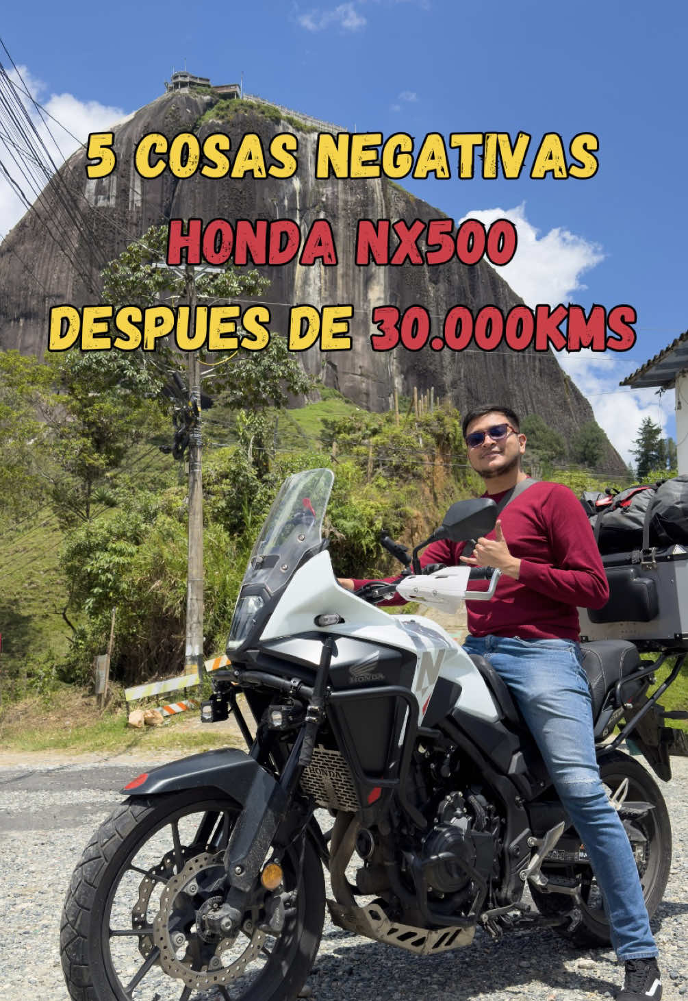 Ahora si viene lo malo de la Honda NX500 🫩 #motoviajeros #viajeenmoto #hondanx500 #motoaventura #colombia🇨🇴 