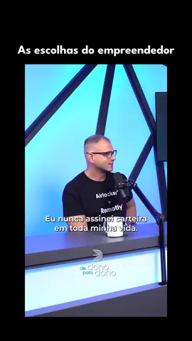 Descubra como as escolhas do empreendedor podem transformar seu negócio! 💡 Confira os insights incríveis nos cortes do @donoparadono e inspire-se! 🚀