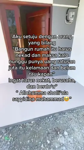 Kalo impiannya besar, kerjannya harus nambah kontrak lagi kan🥹🥹?? X 5 th atau X 10 th ??   #bismillah  #rumahminimalis #rumahimpian 