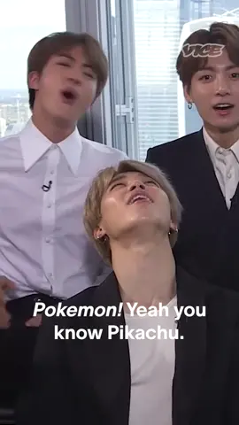 30 seconds of BTS expressing their love of Pokemon. Tap the link in bio to watch the full video.
