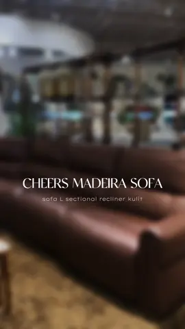 CHEERS Madeira Sofa Sofa sectional L kulit premium, tampil aesthetic & super nyaman ✨ ✨ Dari Rp59.999.000 → hanya Rp39.999.000! Jangan tunggu lama, stok terbatas — buruan sebelum kehabisan! ✨