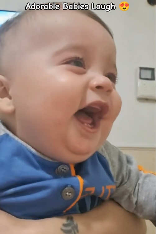 A baby’s laughter is healing#interesting #baby #fyp #funnyvideos #hapiness 