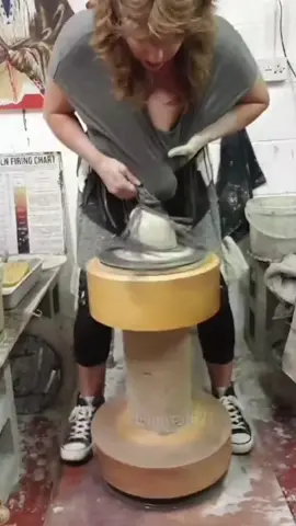 When the clay decides it has other plans #fail #funny #fyp #ceramics #core 