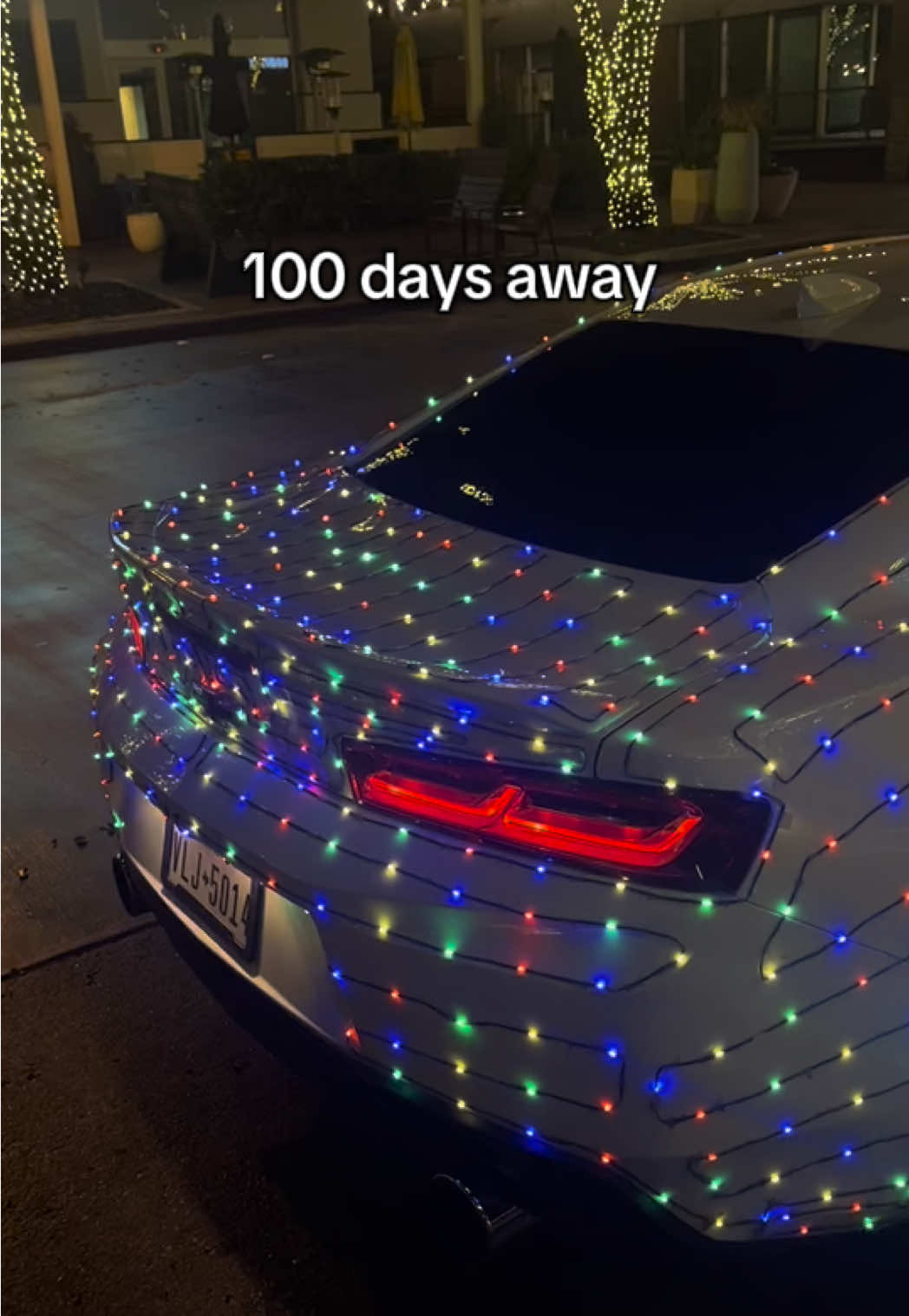 christmas lights go hard #camaro #christmas #4cylinder 