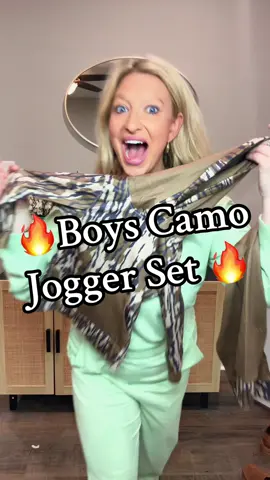How cute are these camo jogger sets for the boys 🤎🤎🔥🔥#MomsofTikTok#boymom#camo#fallfashion#joggerset 