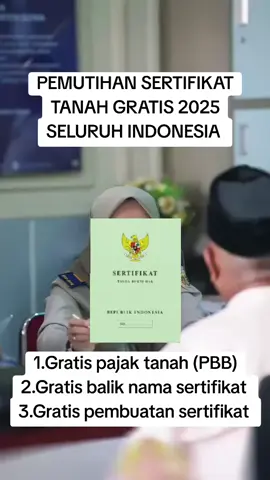 WOW!! Kabar baik buat kamu yang  belum punya sertifikat tanah! Mulai bulan ini 202, program PTSL Kembali dibuka untuk pendaftaran tanah gis dari ATR/SERTIFIKAT Prosesnya jelas, syanya ringan, dan hasilnya legalitas resmi tanah kamu. catatan penting: pastikan tanah kamu ngak sedang dalam sengketa dan termasuk wilayah yang dapat jatah program ini #fyp #fy #ptsl #sertifikat #fyppppppppppppppppppppppp 