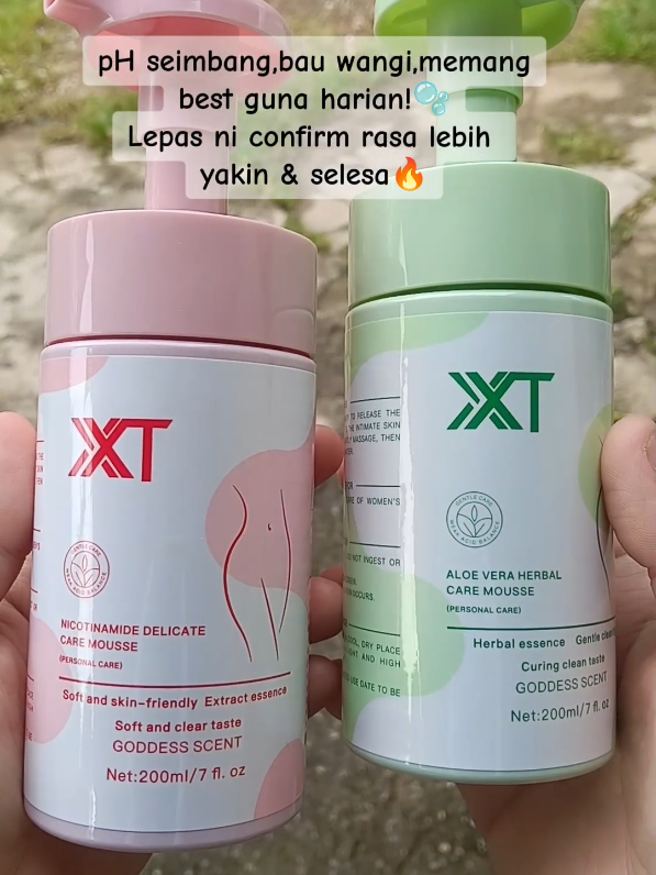 Best wey pakai ni bau wangi ja hari-hari🥰 #XTcaremousse #PenjagaanIntim #CleanAndFresh #SelfCare 