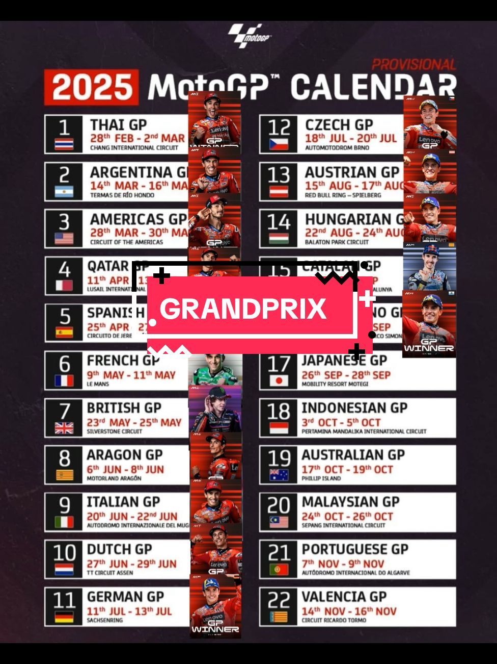 kasih paham di race, la marcha real berkumandang 😝#motogp #standings #anthem #beranda 