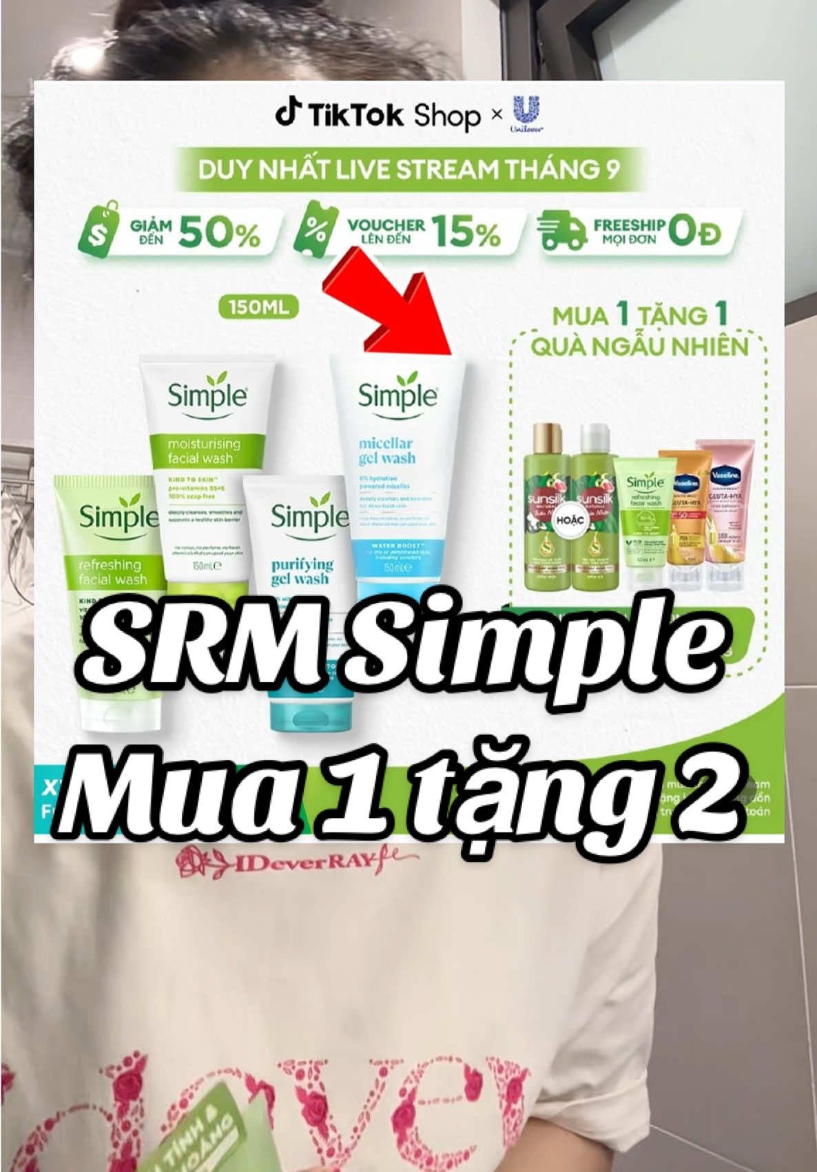 Simple deal mua 1 tặng 2 luôn hốt lẹ mấy mom ơi #jessicareview #Simple #hoptaccungunilever #chamemxinh 