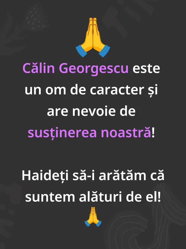 #SusțineCălin #LuptăPentruAdevăr #Solidaritate