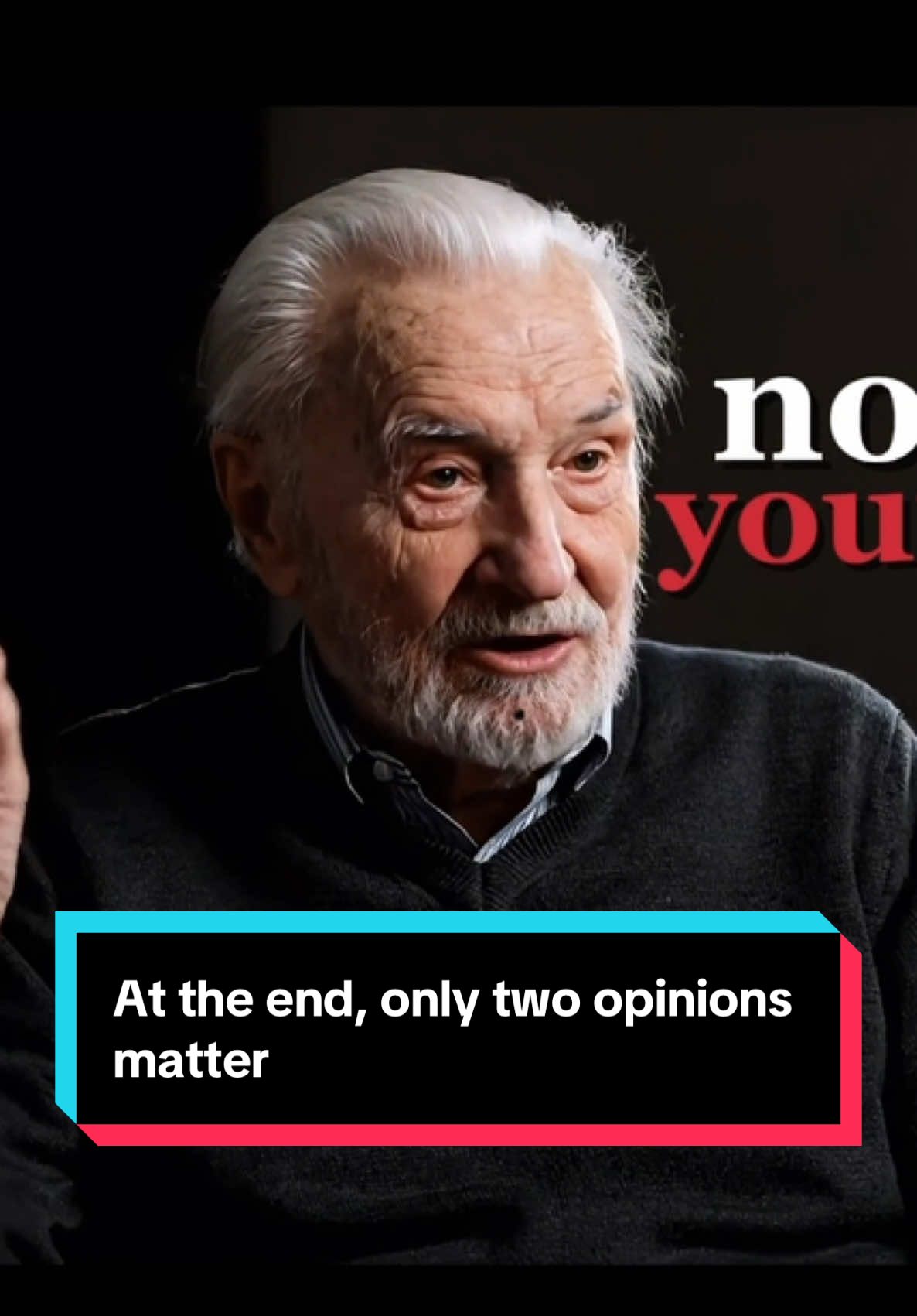 At the end, only two opinions matter: the kid you once were, and the old you waiting ahead. #hopecore #fyp #usatiktok #motivational #inspiration 