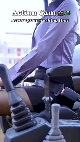 Work recorder that frees hands!#excavator #pov #carcamera #fpy #tiktokshop 