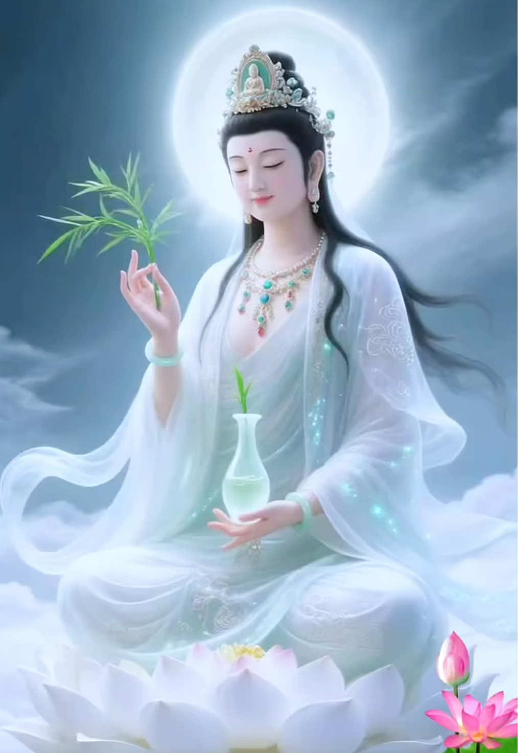 Thành tâm khấn niệm “Đại Từ Đại Bi Quán Thế Âm Bồ Tát “ để hưởng được phước báu từ bi mà ngài ban tặng #quantheambotat #phatphapnhiemmau #xuhuong #tinhtam 