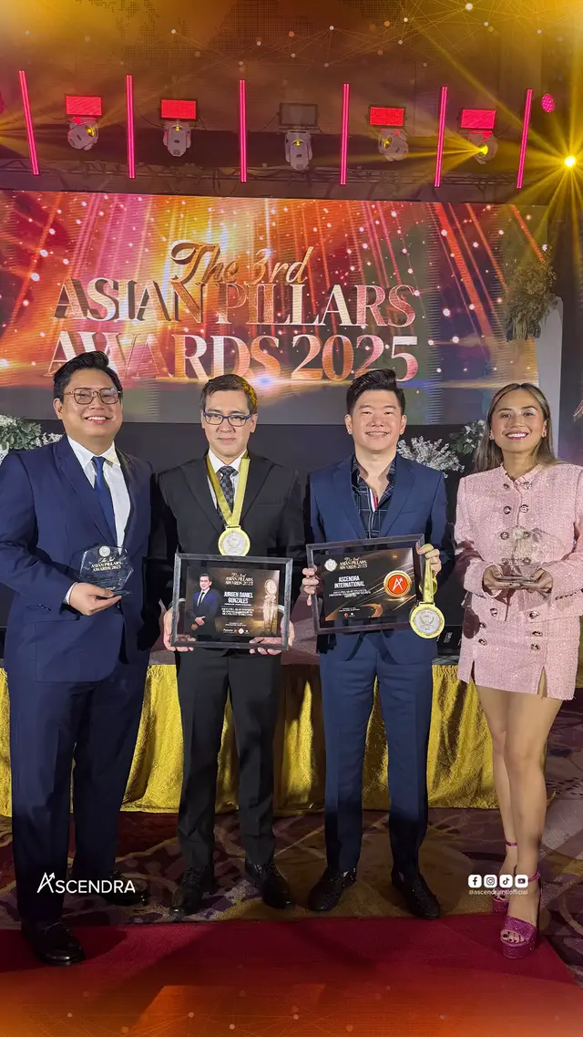 Congratulations, Ascendra International and Sir Jurgen Gonzales! 🧡 The recognition of our Founders at the 3rd Asian Pillars Awards 2025 is a milestone we proudly share with the entire community. ✨ #AscendraInternational #AngPartnerMoSaPagAsenso