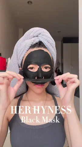 HER HYNESS Black Mask👀🧖🏻‍♀️✨ #รีวิวสกินแคร์ #มาส์กหน้า #tiktokป้ายยา