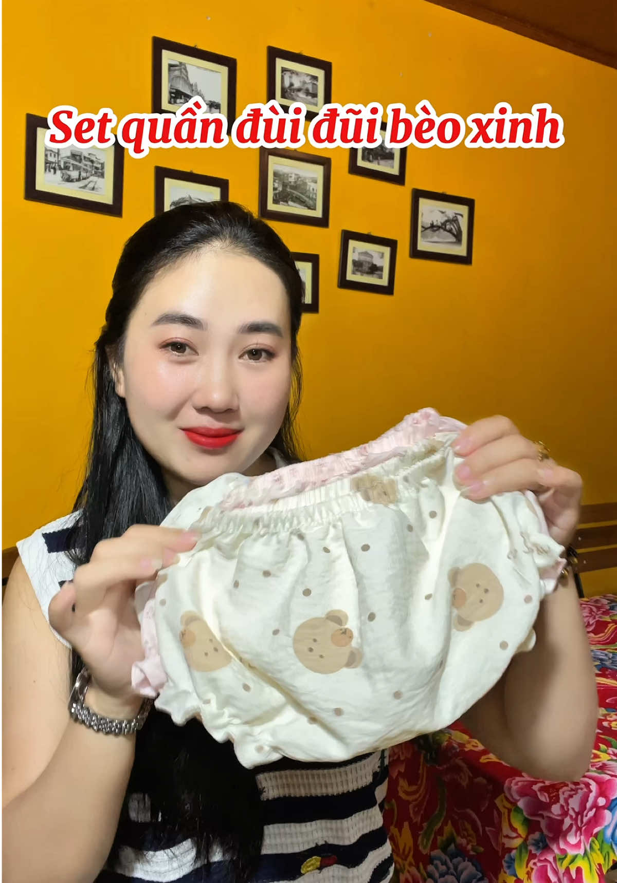 Quần đùi đũi bèo xinh bé gái #quanduichobe #quanduibegai 
