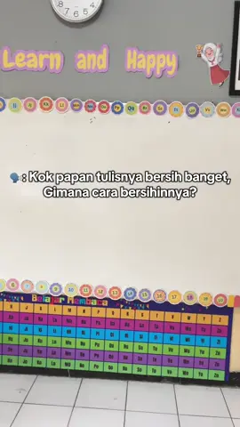 Ternyata bisa bersih dalam waktu cepat 😍 #gurutiktok #papantulis #guru #gurusd #fyp 